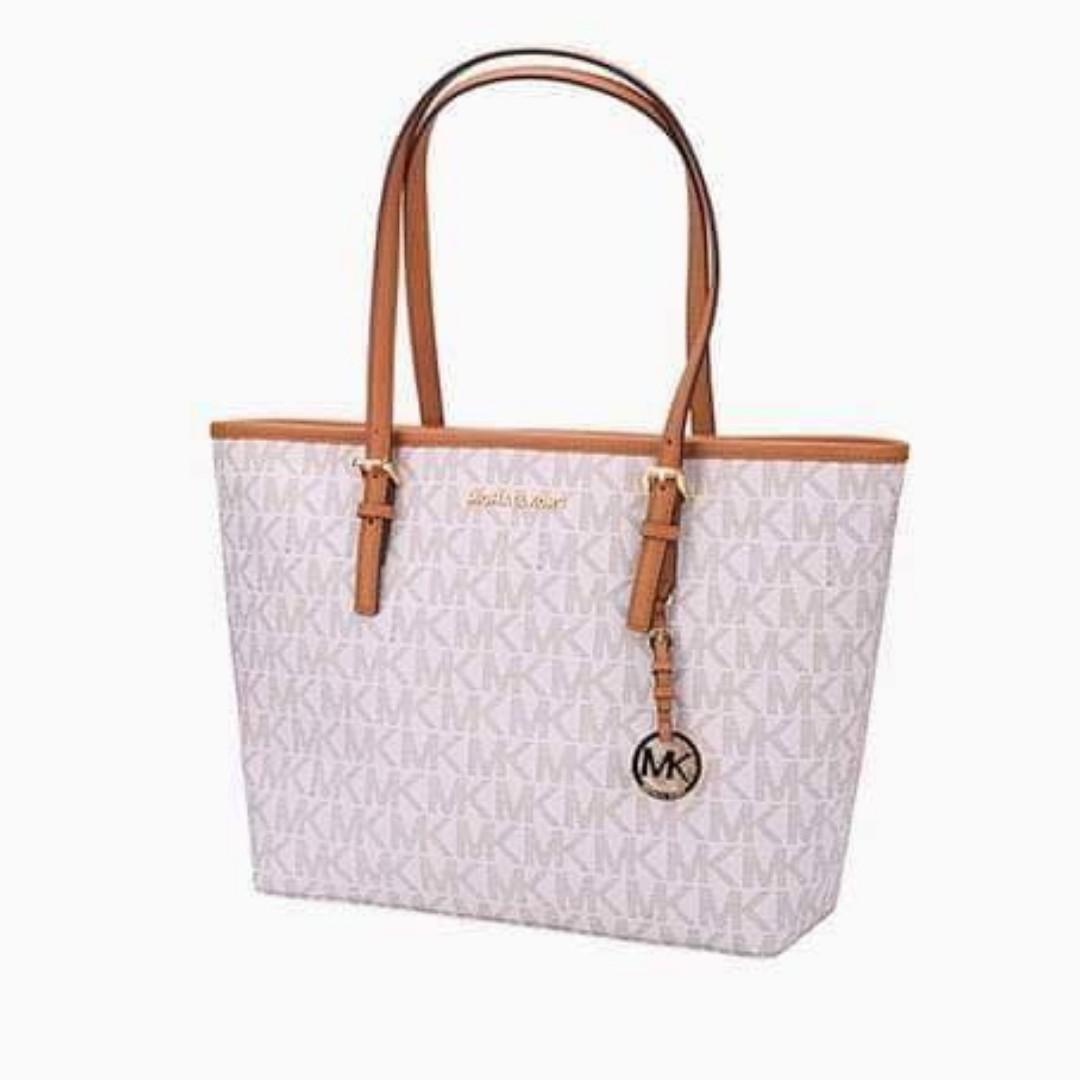 mk tote bag vanilla