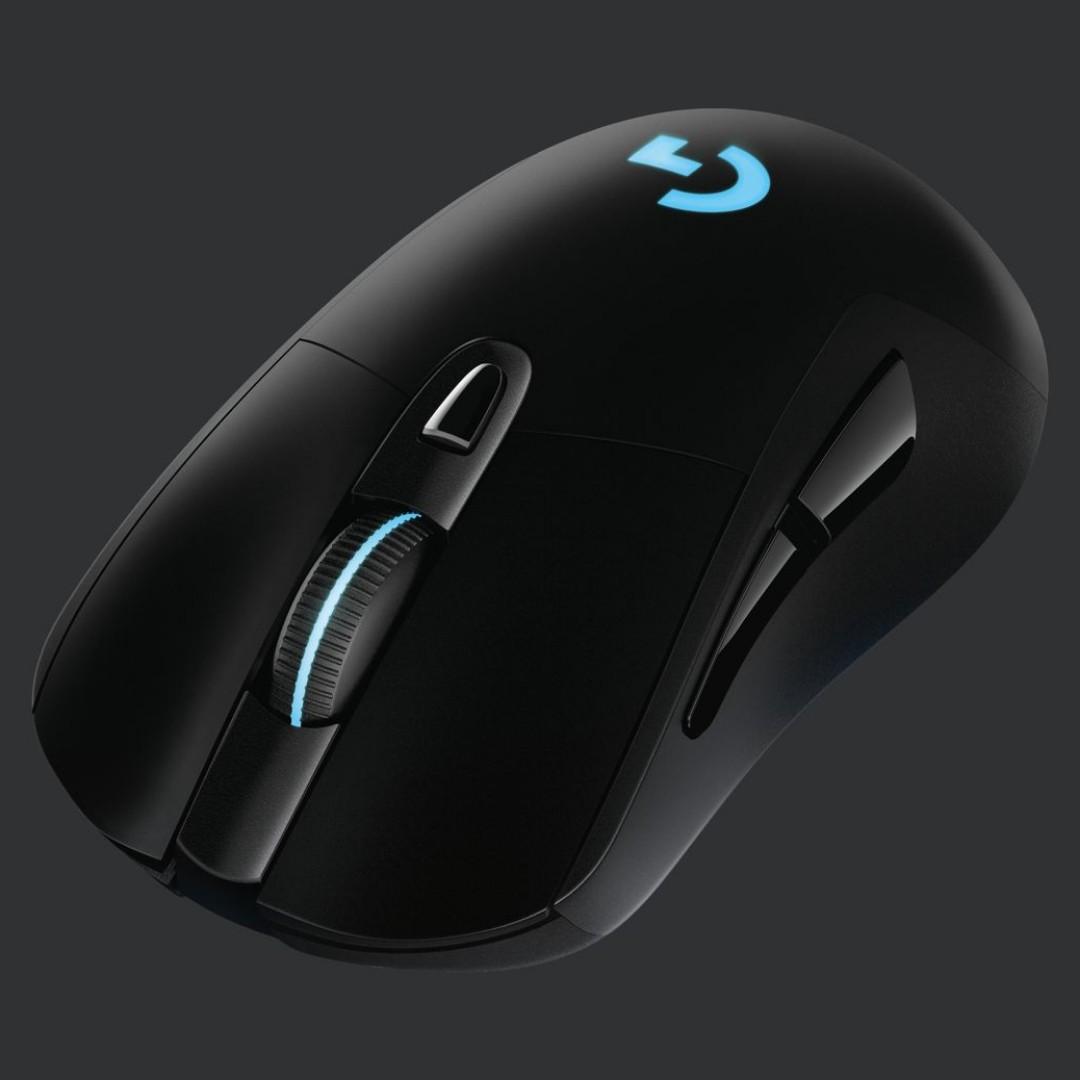 New Logitech G703 Lightspeed Wireless Gaming Mouse W Hero Sensor Electronics Computer Parts Accessories On Carousell