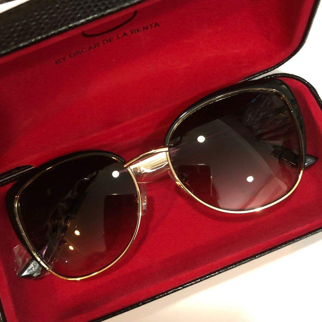 O by oscar de la best sale renta catty metal sunglasses