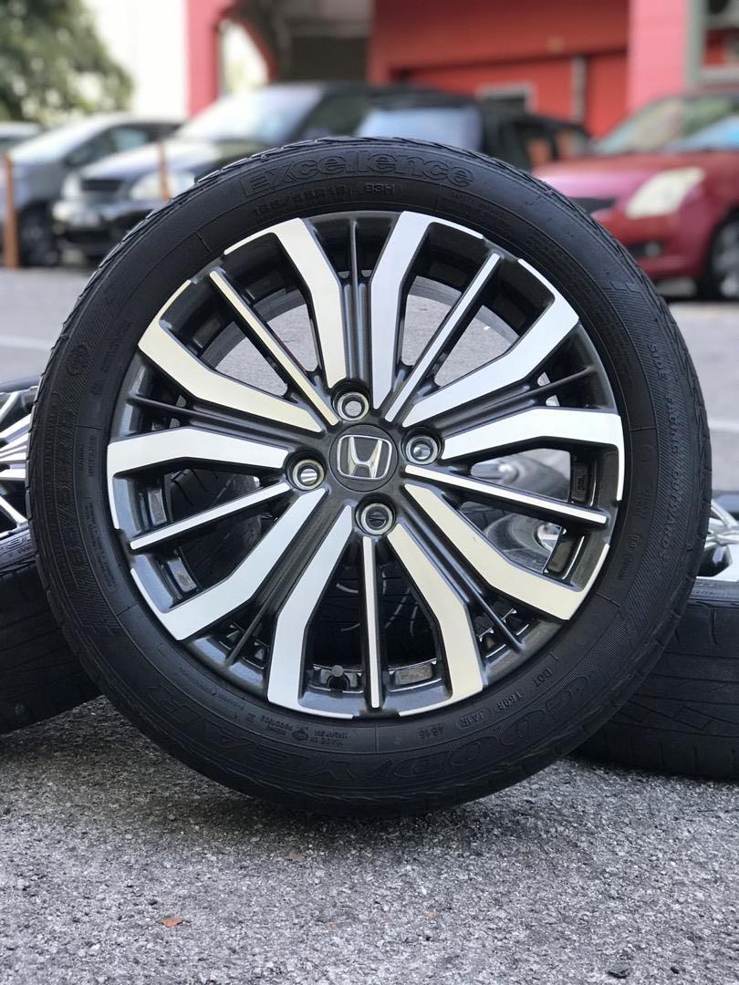 Original Sports Rim Honda City 16 Inch Tyre 70 Full Specs Auto Accessories On Carousell