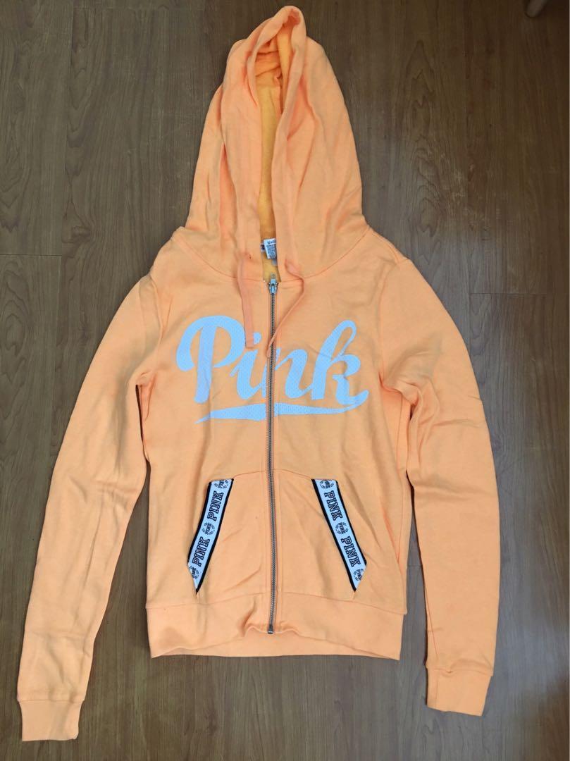 Victoria secret orange jacket hot sale