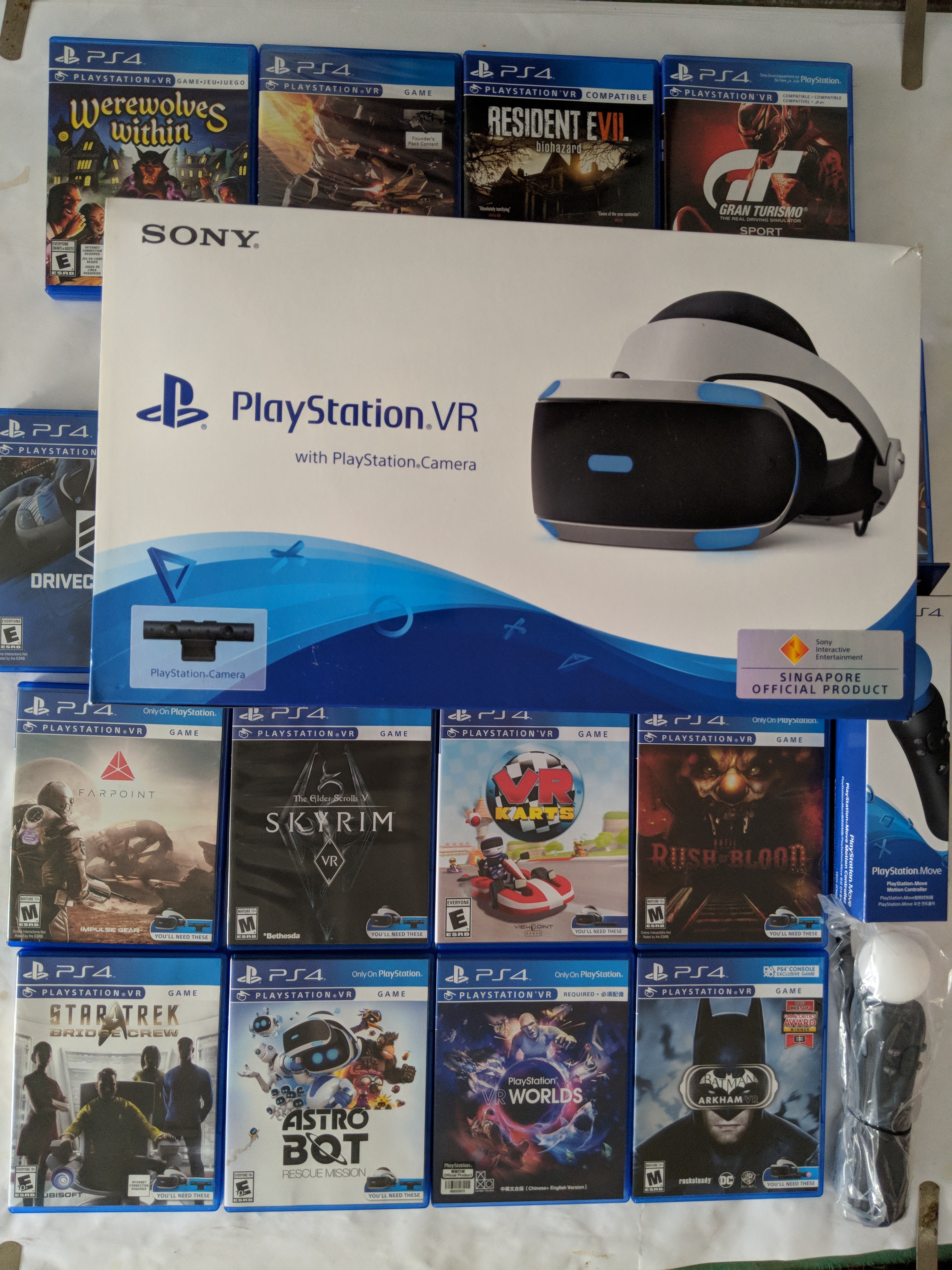 can you play psvr without move controllers