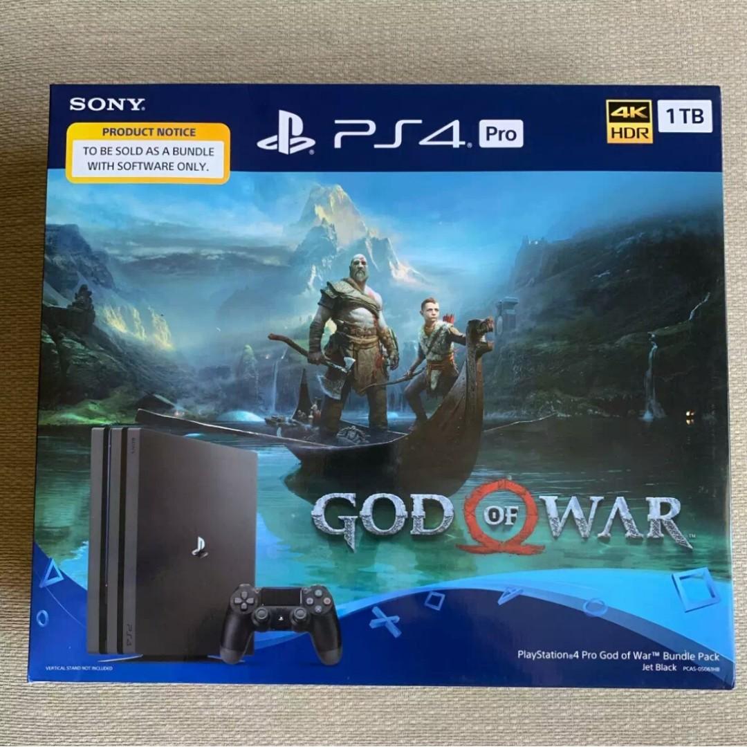 PS4 PRO God of War Bundle 4KHDR 1TB, Video Gaming, Video Game