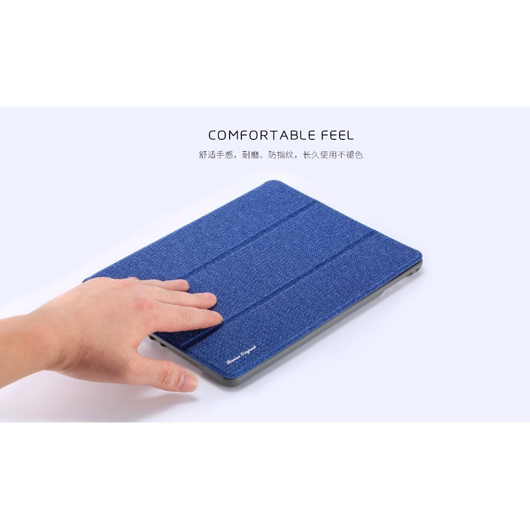 Remax Ipad Pro 11" Protective Case Cover PT-10 Blue (Category: Cases & Sleeves) located in Mandaluyong City. Submitted by princessshyph (Listing ID 236080800, Image 2). Description: Applicable to iPad Pro 11” Made of High Grade TPU + PU Comfortable feel,Shock resistant Premium Remax metal logo Perfect mounding protection Pencil slot for Apple pencil Triple folds design able to stand view Ultra Slim & compact in size.