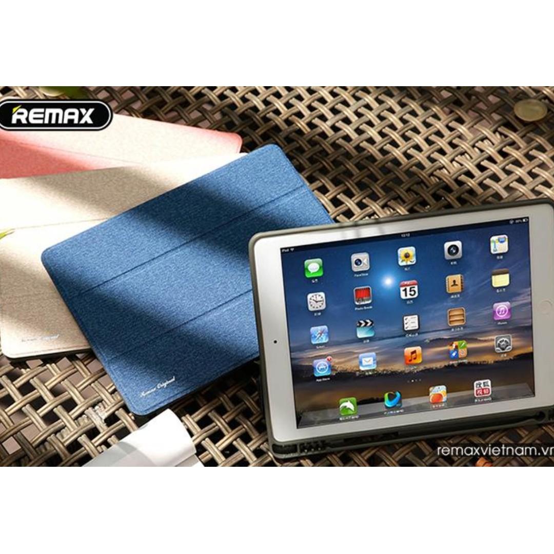 Remax Ipad Pro 12.9" 2018 3rd Generation Case PT-10 Beige (Category: Cases & Sleeves) located in Mandaluyong City. Submitted by princessshyph (Listing ID 236081821, Image 3). Description: Applicable to iPad Pro 12.9” Made of High Grade TPU + PU Comfortable feel,Shock resistant Premium Remax metal logo Perfect mounding protection Pencil slot for Apple pencil Triple folds design able to stand view Ultra Slim & compact in size.