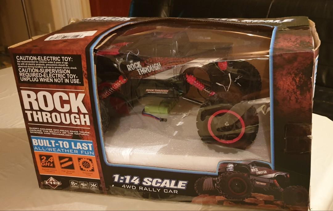 Rock through 4WD rally car Hobbies Toys Toys Games on Carousell
