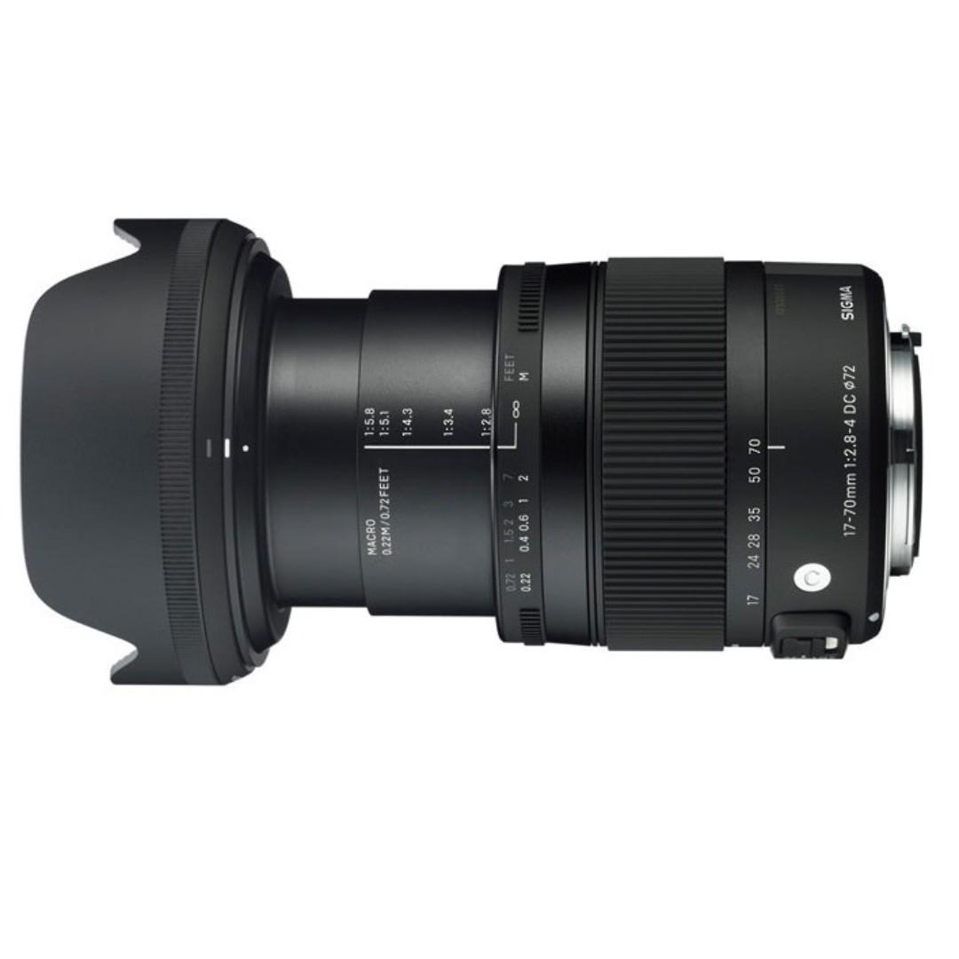 Sigma 17 70mm F2 8 4 Dc Macro Os Hsm Lens Contemporary Canon Mount Photography Lenses On Carousell