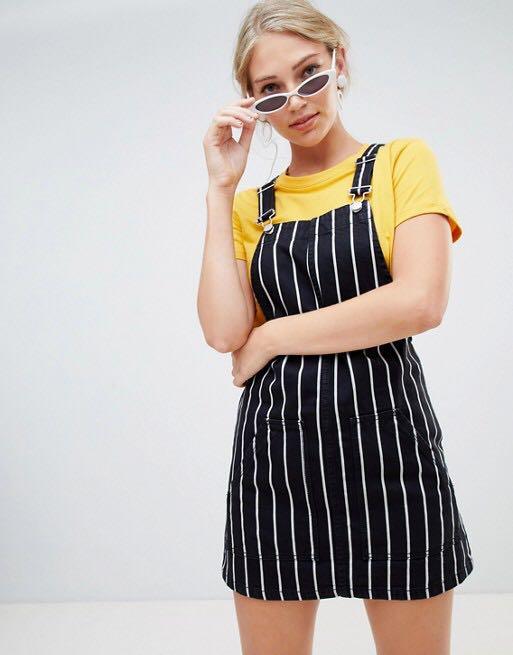 stradivarius dungarees