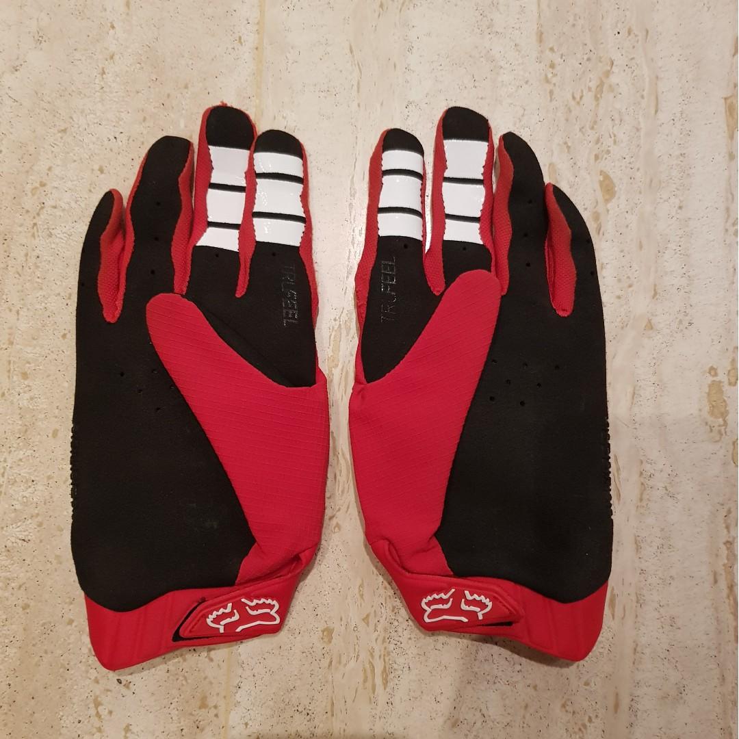 Supreme Fox Racing Bomber LT Gloves Red