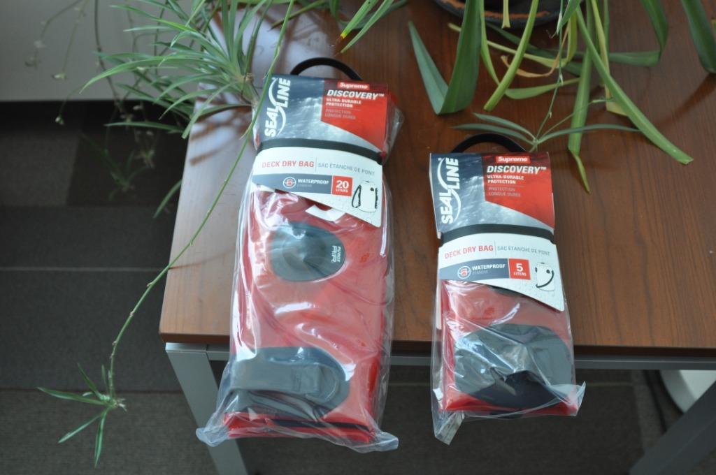 Supreme SealLine Discovery Dry Bag 20L & 5L Red, Men's Fashion, Bags