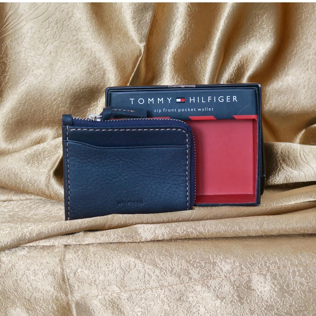 tommy hilfiger front pocket wallet