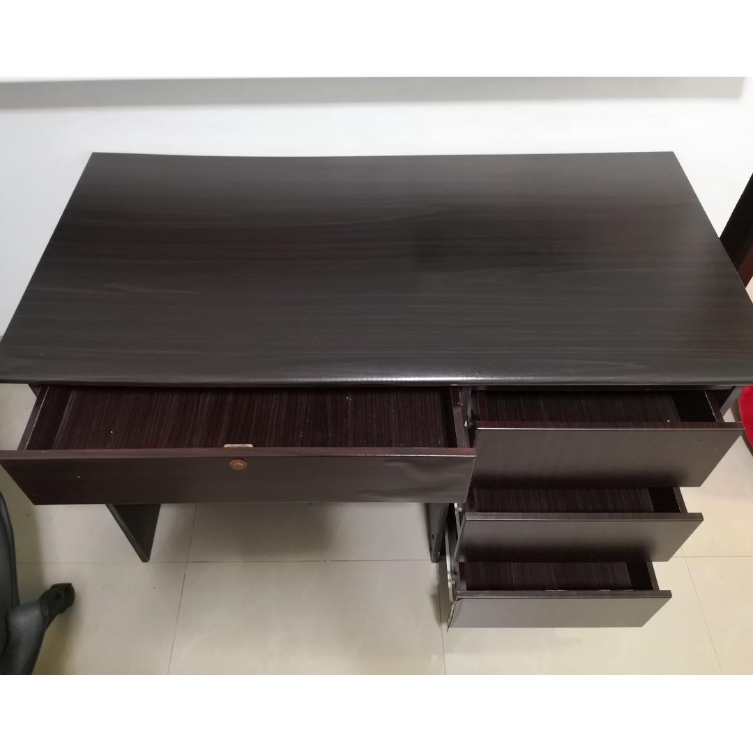 Study Table (Solid Wood), Furniture & Home Living, Furniture, Tables ...