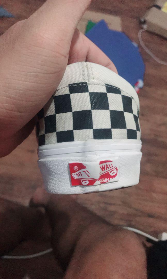 Harga vans slip best sale on checkerboard ori