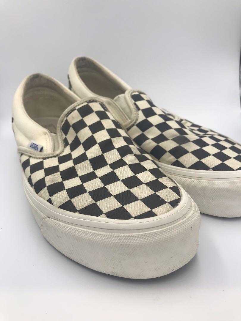 chequered vans size 5