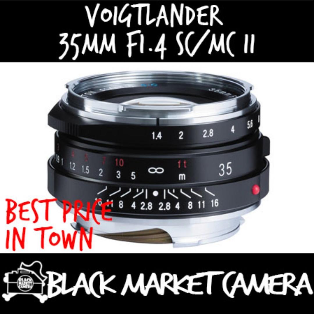 Bmc Voigtlander Nokton Classic 35mm F1 4 Vm Sc Mc Ii Lens For Leica M Mount Photography Lens Kits On Carousell