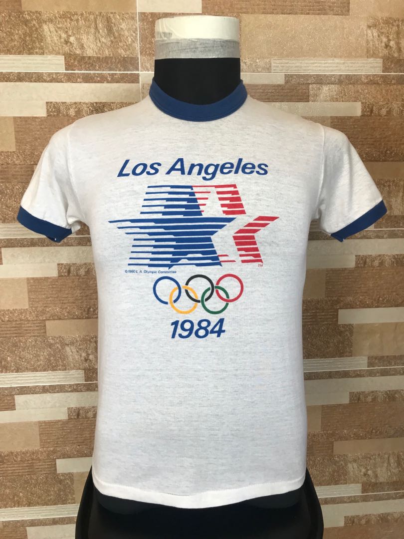 Vtg Levis Olympic 84 ringer Men s Fashion Tops Sets Tshirts