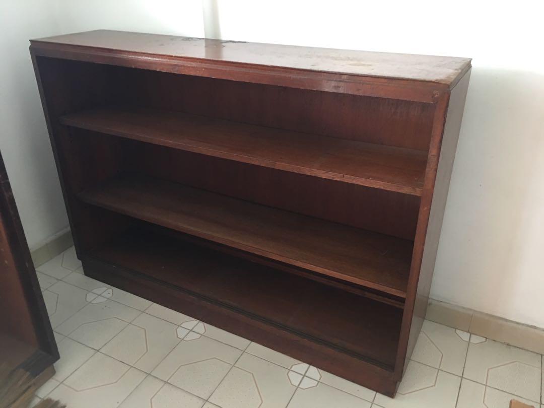 Wooden Cabinet With Glass Doors Furniture Shelves Drawers On Carousell