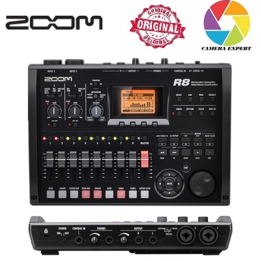 Zoom R8 8Track Digital Recorder/Interface/Controller/Sampler, Hobbies