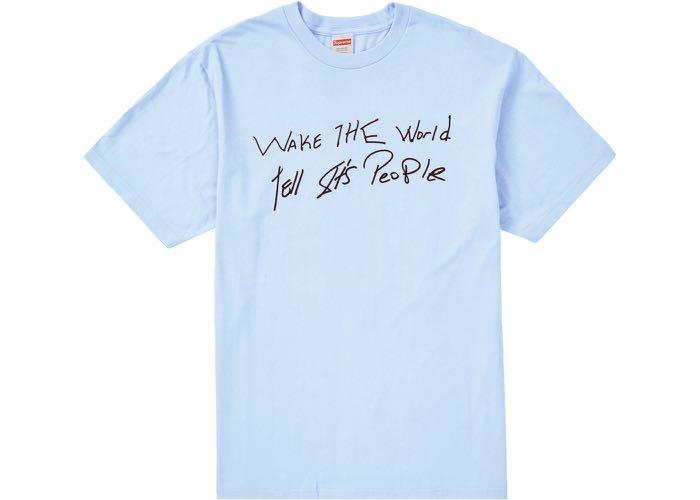 supreme buju banton wake the world tee
