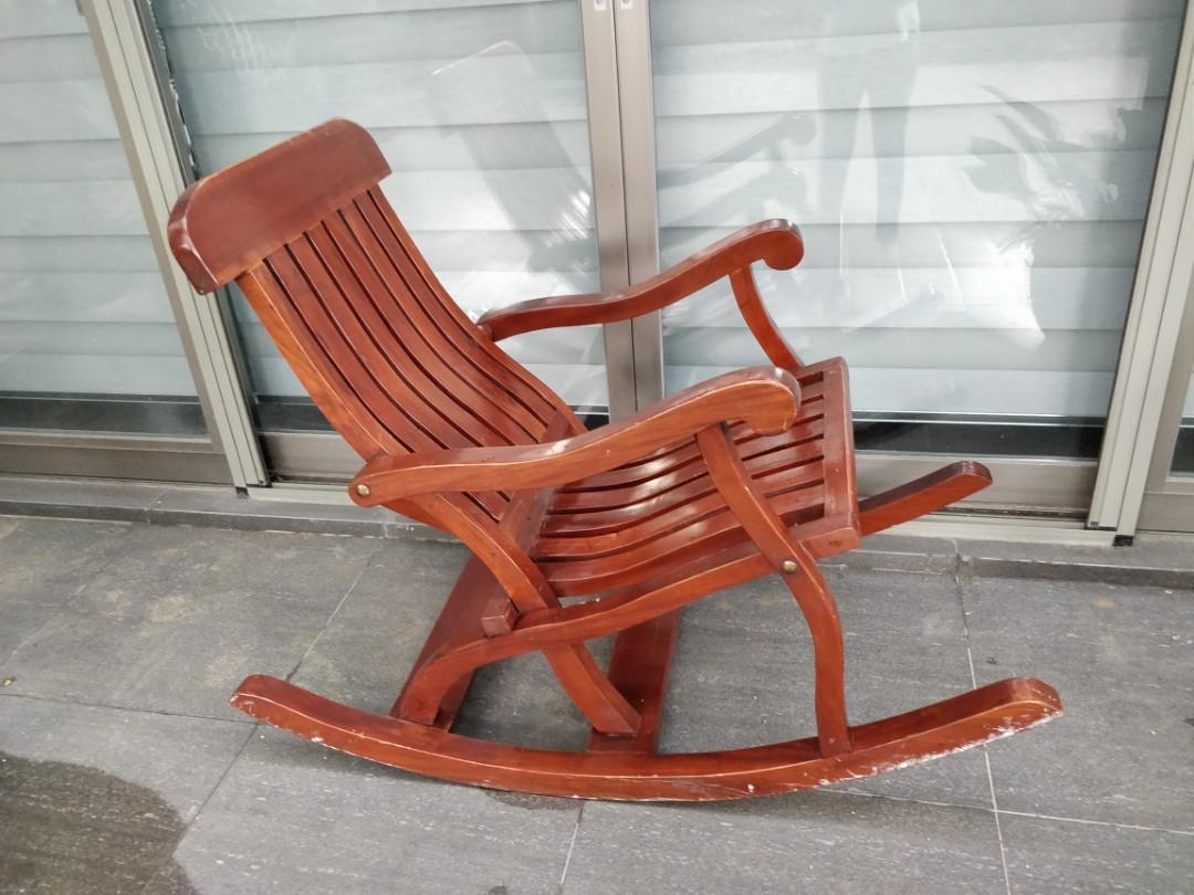 Antique Rocking Chair (Category: Chairs) located in Makati City. Submitted by silversummer1 (Listing ID 236250566, Image 2). Description: Antique Rocking Chair Adult size Good quality. Bought 7 years ago. No longer need it. Please pick up only. Or buyer can arrange for Lalamove or any service that will take it. Thanks..