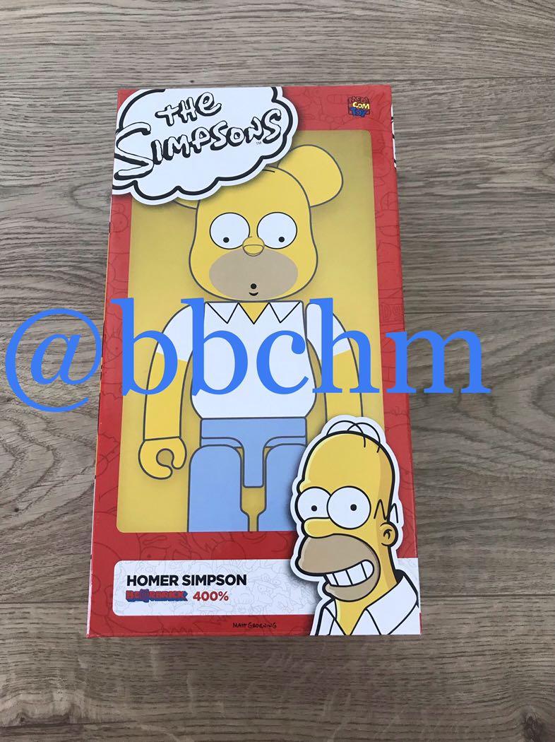 bearbrick homer simpson 400