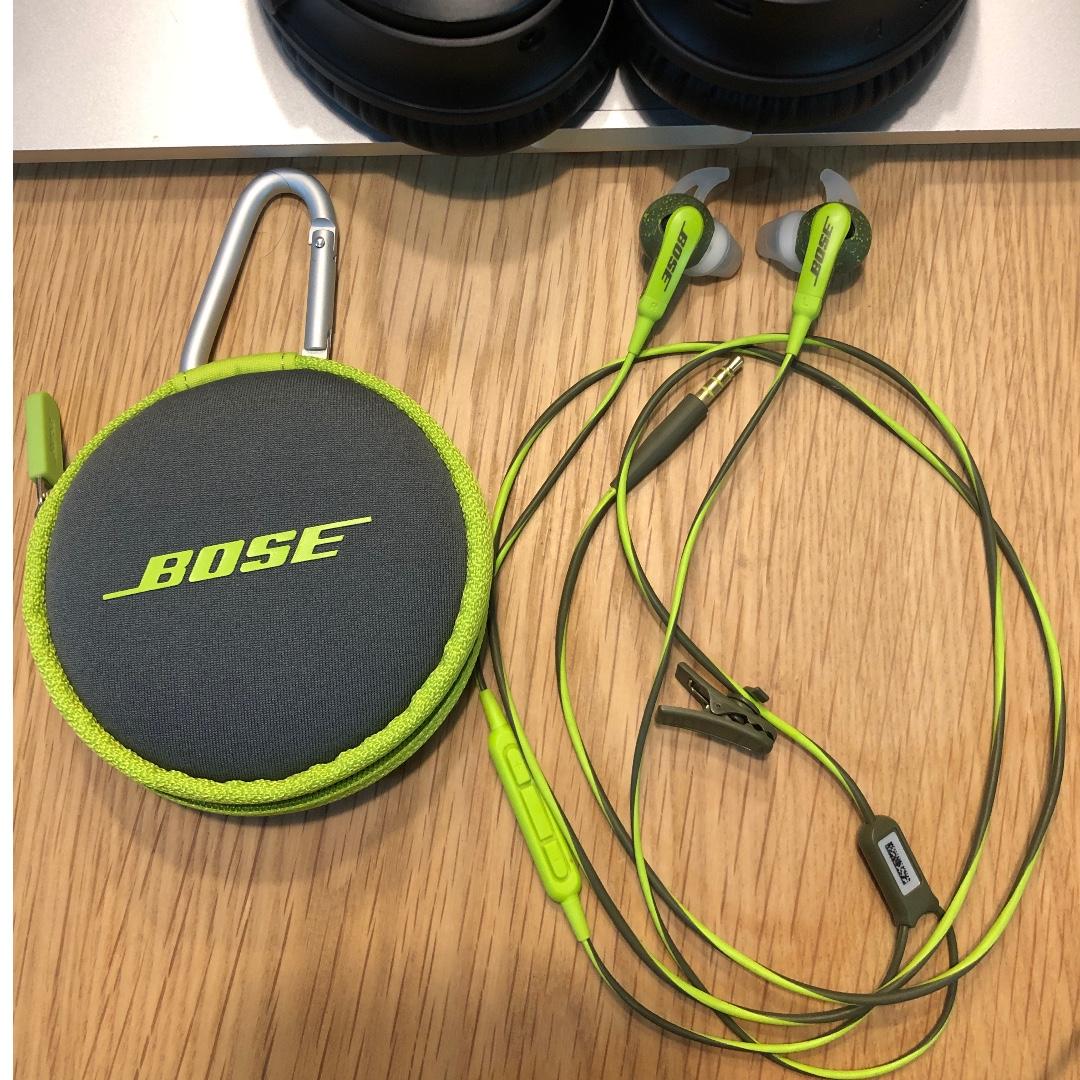 bose green earbuds