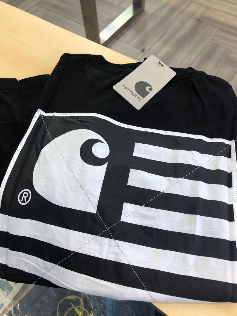 Carhartt flag Tee Black (HK AAA), Men's 