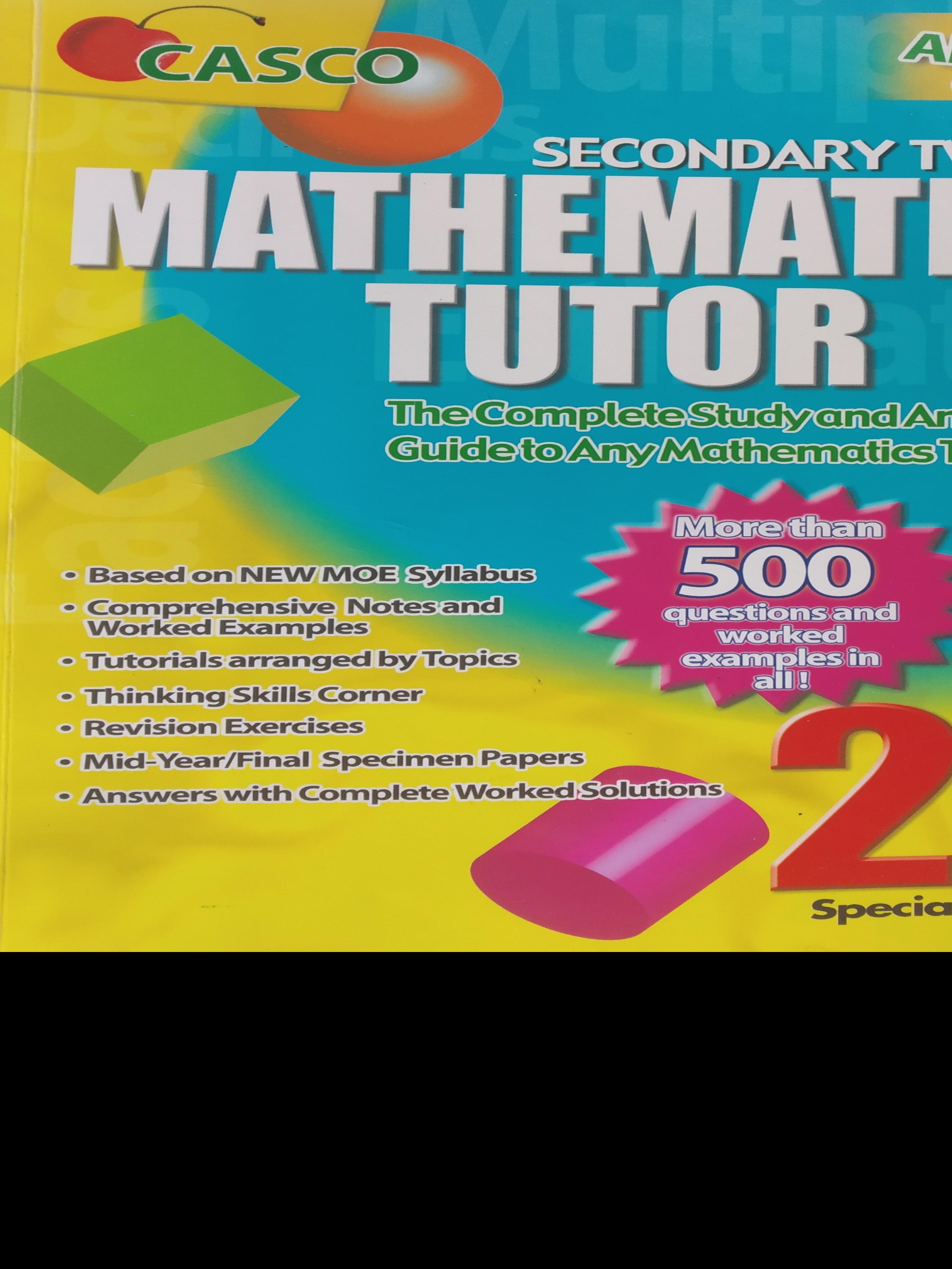 Casco Maths Tutor 2a 3a 3b Maths Book Books Stationery