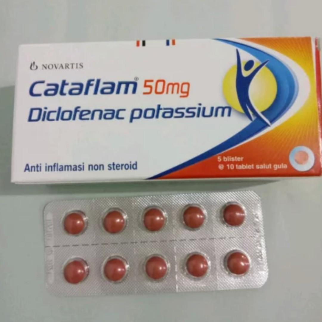 Cataflam 50 Mg Per Tablet Kesehatan Kecantikan Kulit Sabun Tubuh Di Carousell