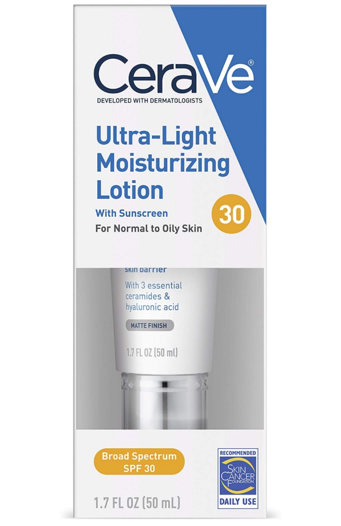 cerave ultralight moisturizing lotion spf 30
