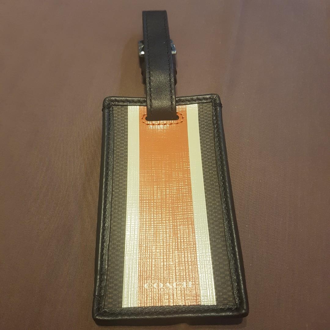 coach luggage tag