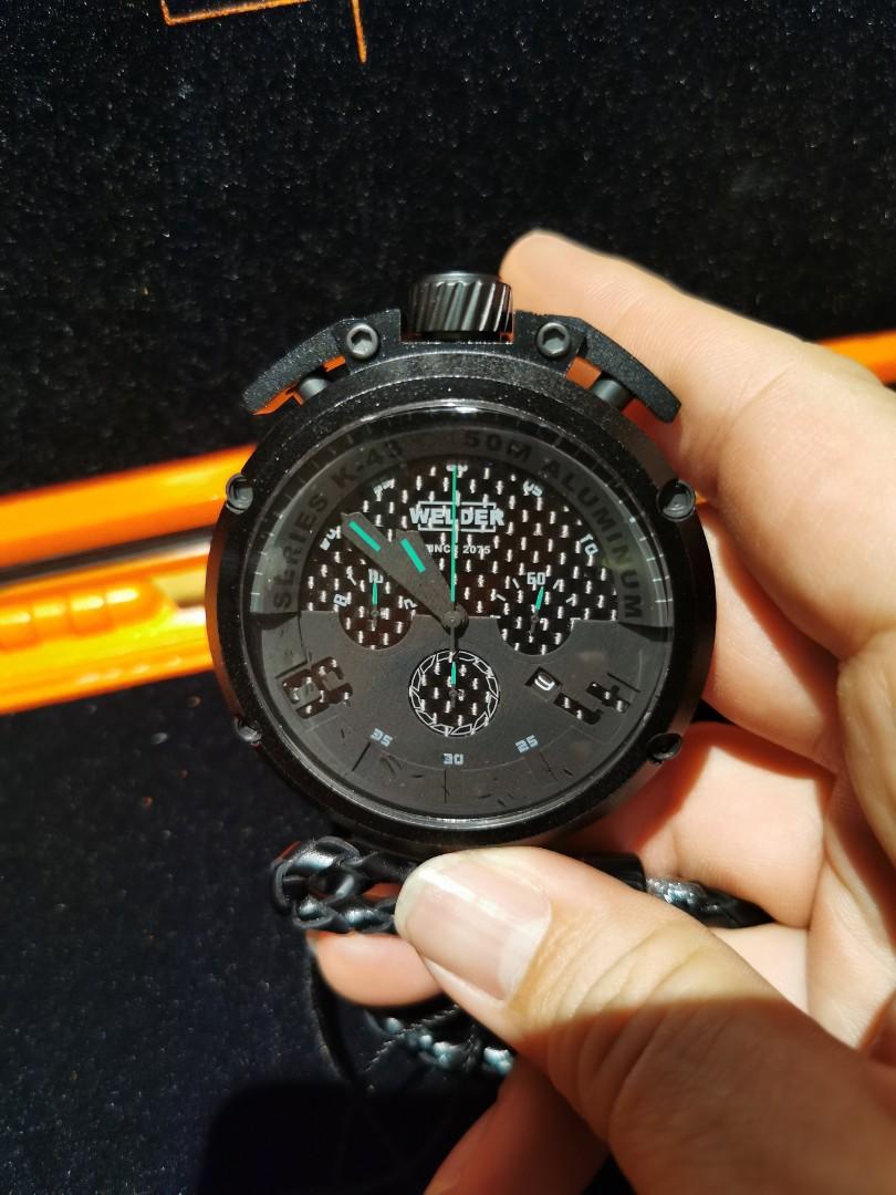 Welder pocket watch top