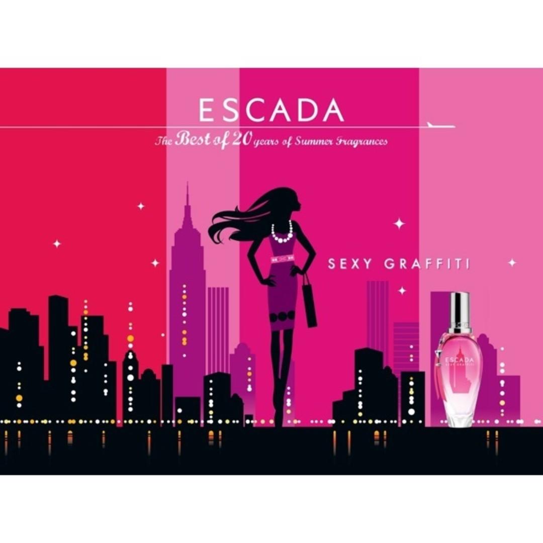 Escada Sexy Graffiti Limited Edition Edt For Women 100ml Tester Beauty And Personal Care