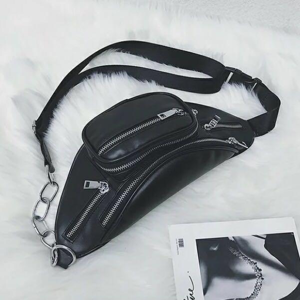 nike black leather backpack