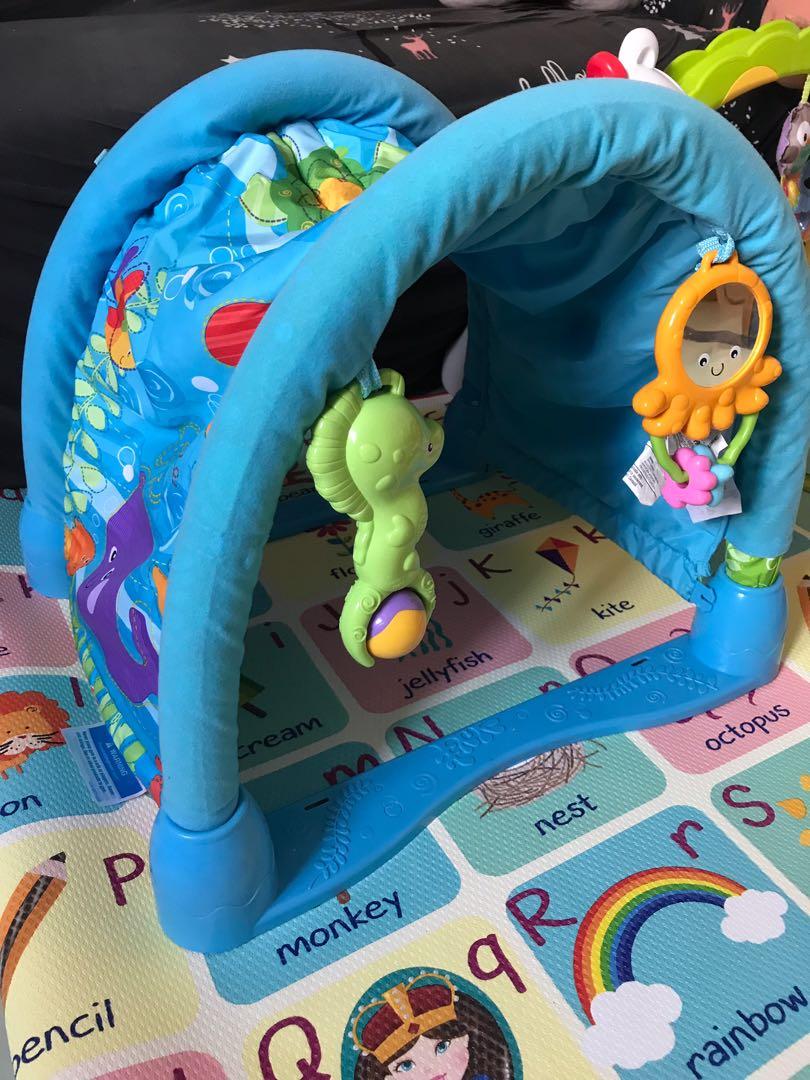 rainbow baby play mat