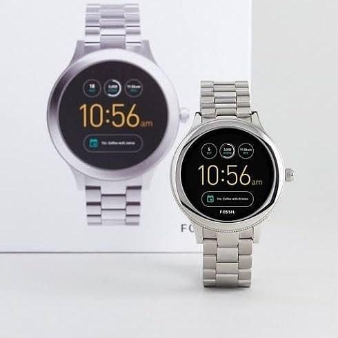 Fossil FTW6003 Gen 3 Smartwatch Venture Silver Stainless Steel Diameter 4.2CM Barang Mewah Jam Tangan di Carousell