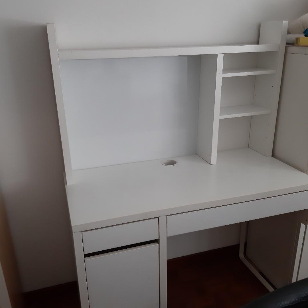 Garage Sales Ikea Micke Desk With Optional Add On Unit