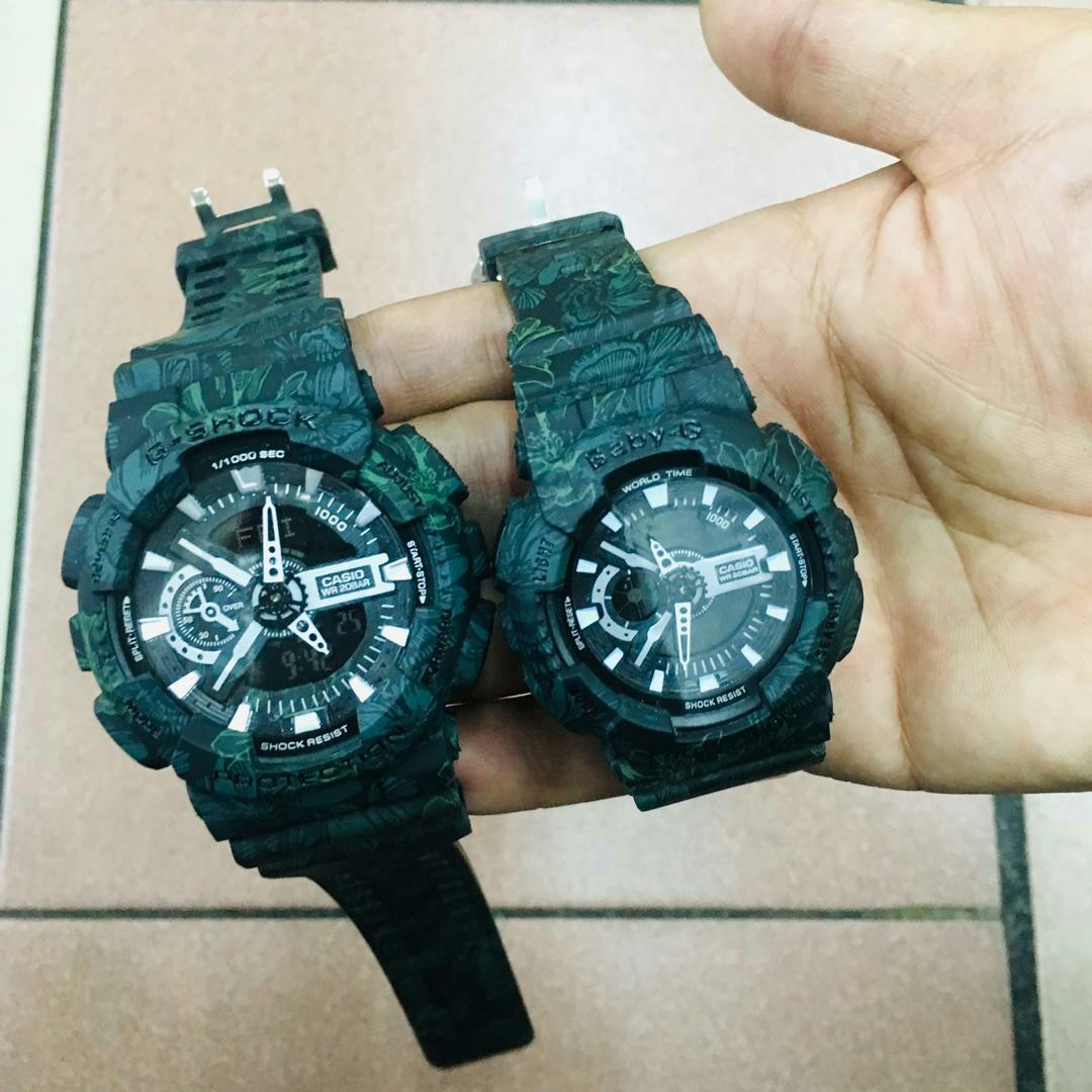Gshock Baby G Couple set watch floral edition
