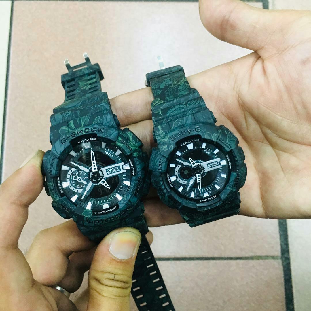 Gshock Baby G Couple set watch floral edition