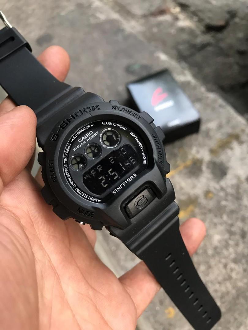 G Shock Dw 6900 Special Editiondops Black Fesyen Pria Jam Tangan Di Carousell