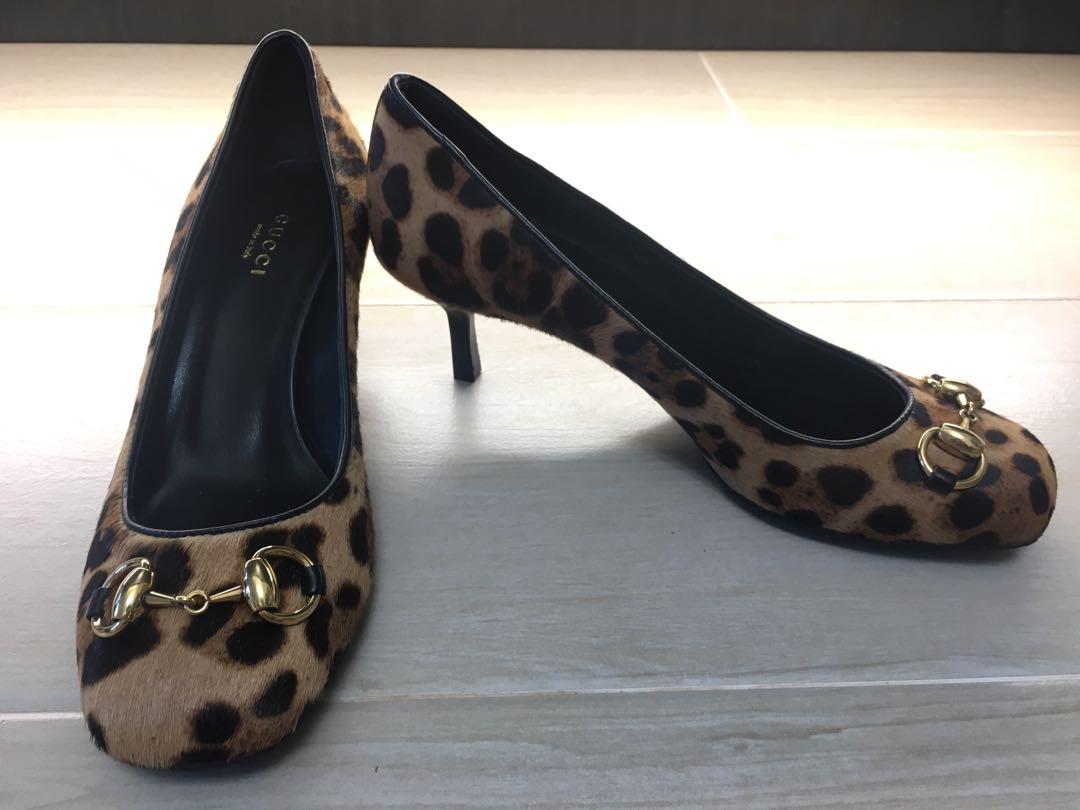 gucci horse hair slippers