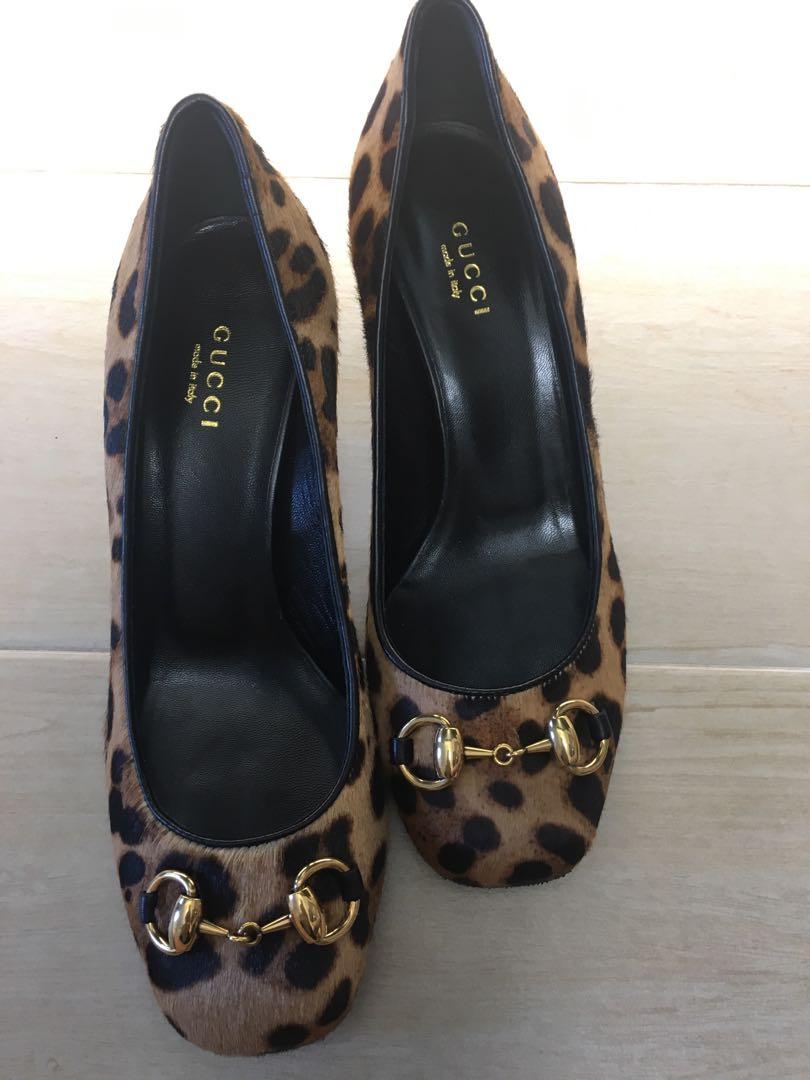 gucci horse hair slippers