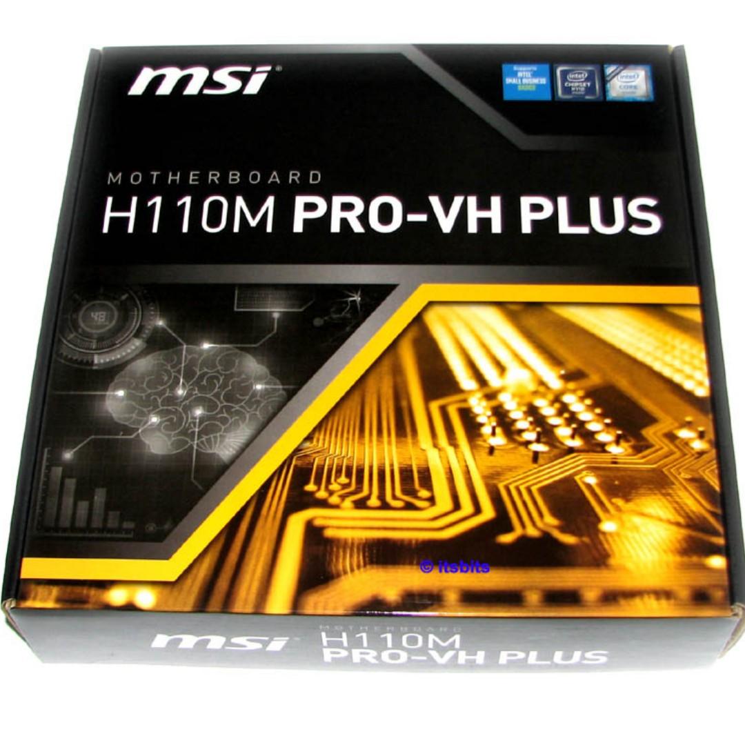 H110m Pro Vh Plus Motherboard Electronics Computer Parts Accessories On Carousell
