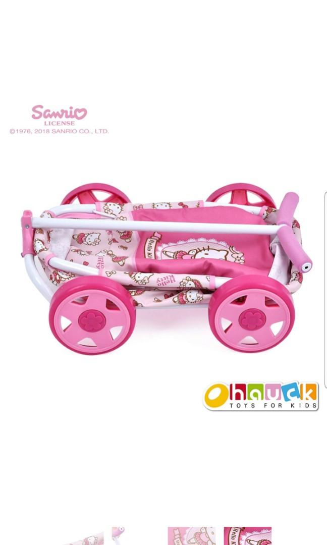 hello kitty dolls pram