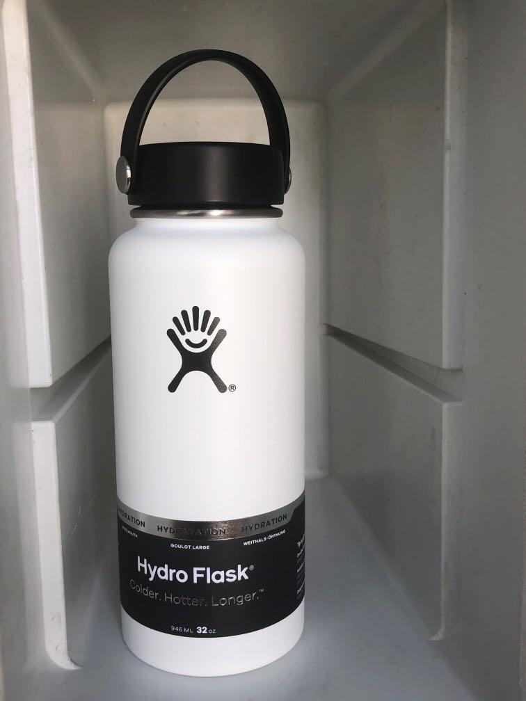 hydro flask 32 white