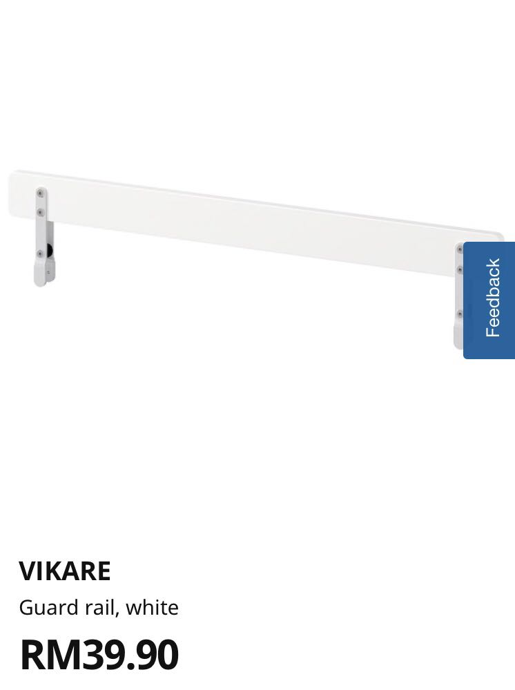 Ikea Vikare Guard Rail, Furniture & Home Living, Furniture, Bed Frames