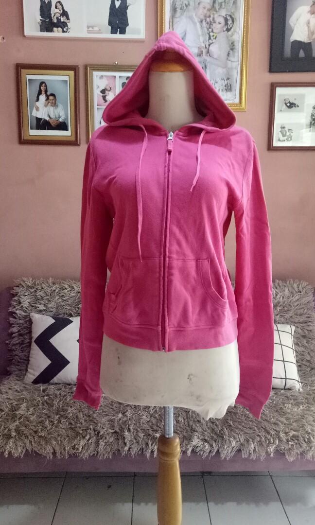 Jaket sweater pink hotsell