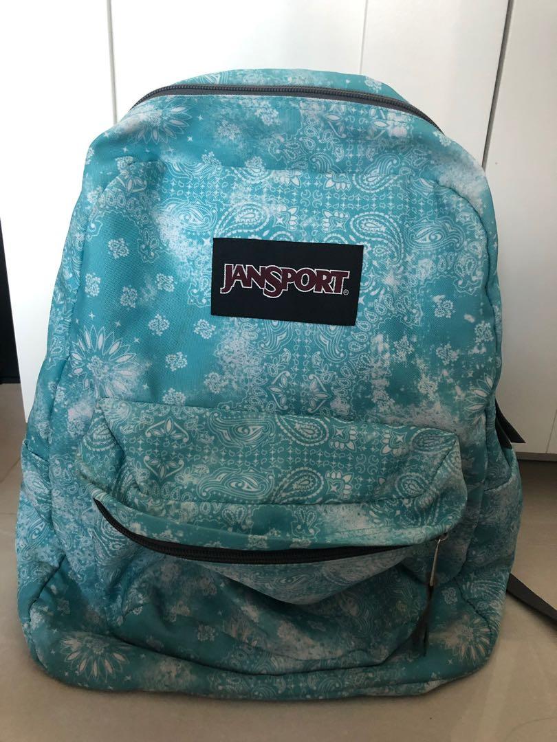 Turquoise jansport backpack 2025