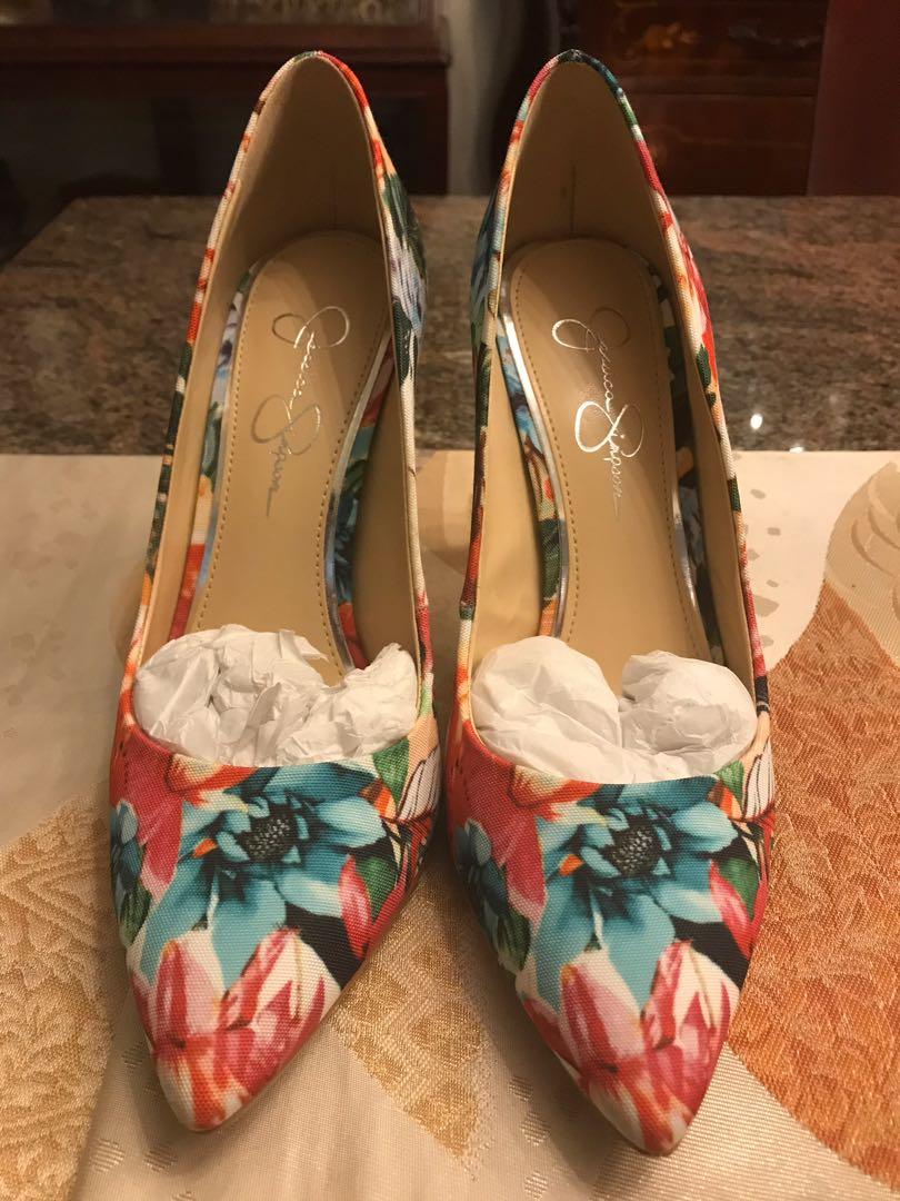 Jessica Simpson “Floral” High Heels 