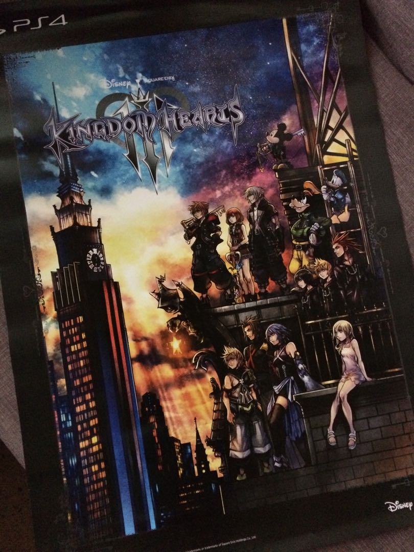 Kingdom Hearts 3 Poster, Video Gaming, Video Games, PlayStation on ...